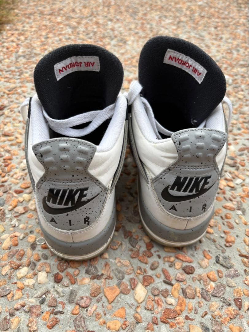 Air Jordan 4 ホワイト/グレー/ブラック