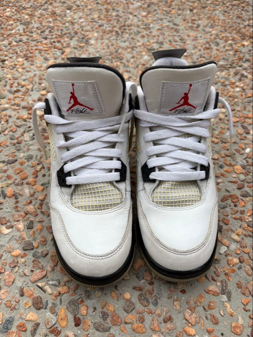 Air Jordan 4 ホワイト/グレー/ブラック