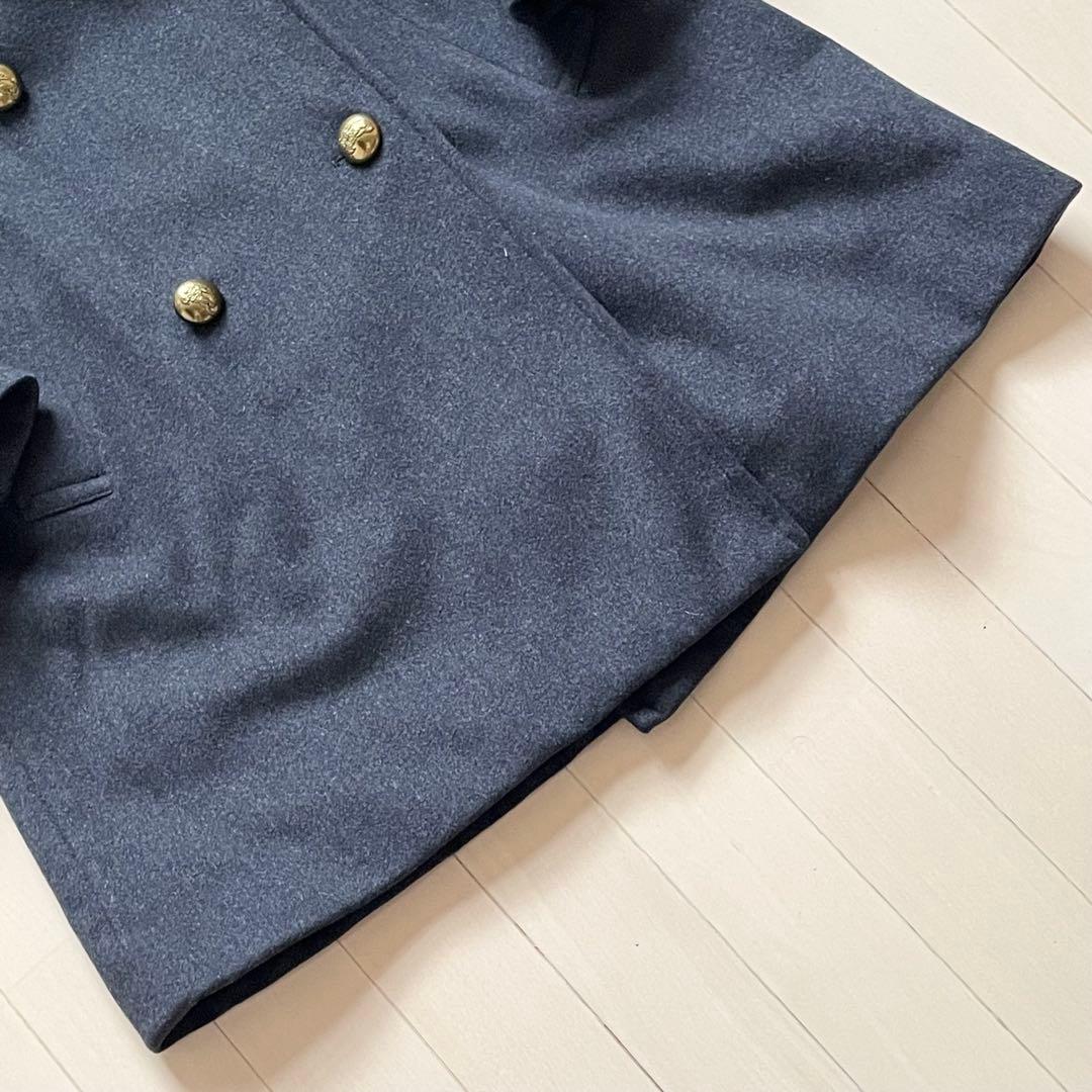 BURBERRYS【裏地総柄 希少 美品】チェスターコート 金ボタン XL位