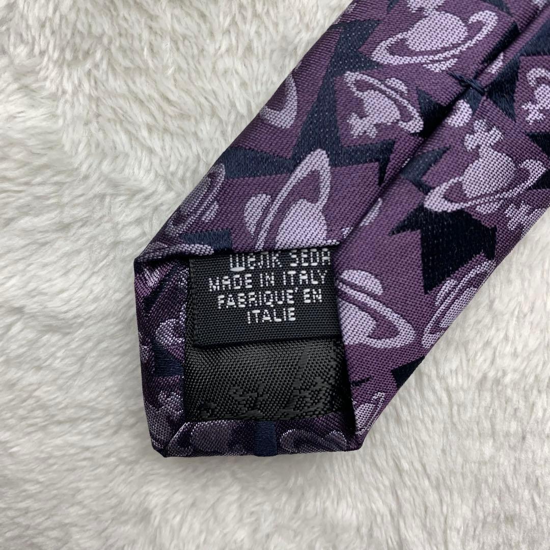 vivienne westwood ヴィヴィアン　ネクタイ　オーブ　パープル　紫