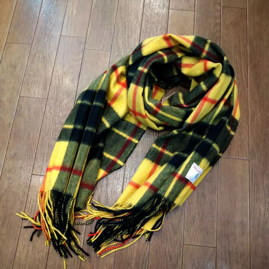 HOUSE OF LOTUS カシミヤ100% 大判マフラー