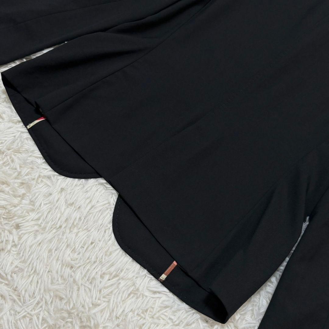 美品 ポールスミス ブラック スーツ セットアップ スカート マルチカラー