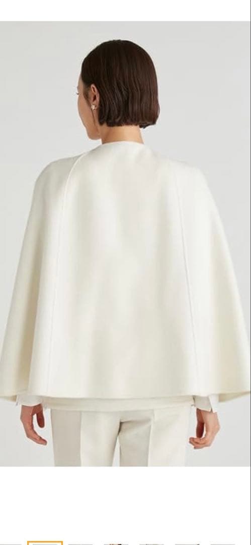 セルフォード　ポケットファーケープコートタグ付き