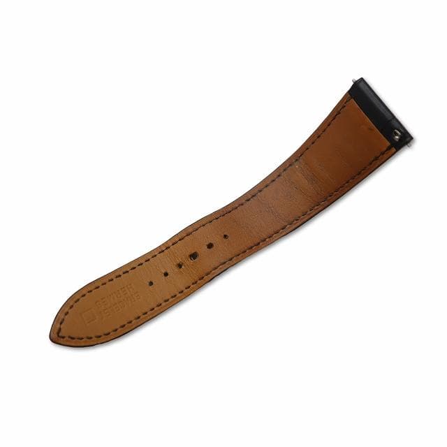 エルメス 20mm クロコ型押し バンド ベルト BLACK(ブラック)