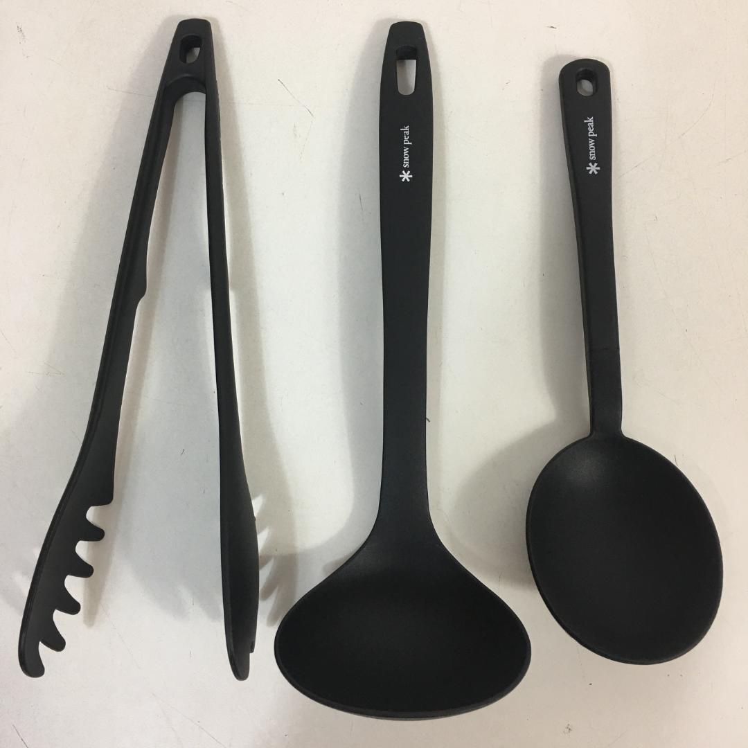 ☆スノーピーク クッキングツール 3点セット おたま トング キッチンスプーン