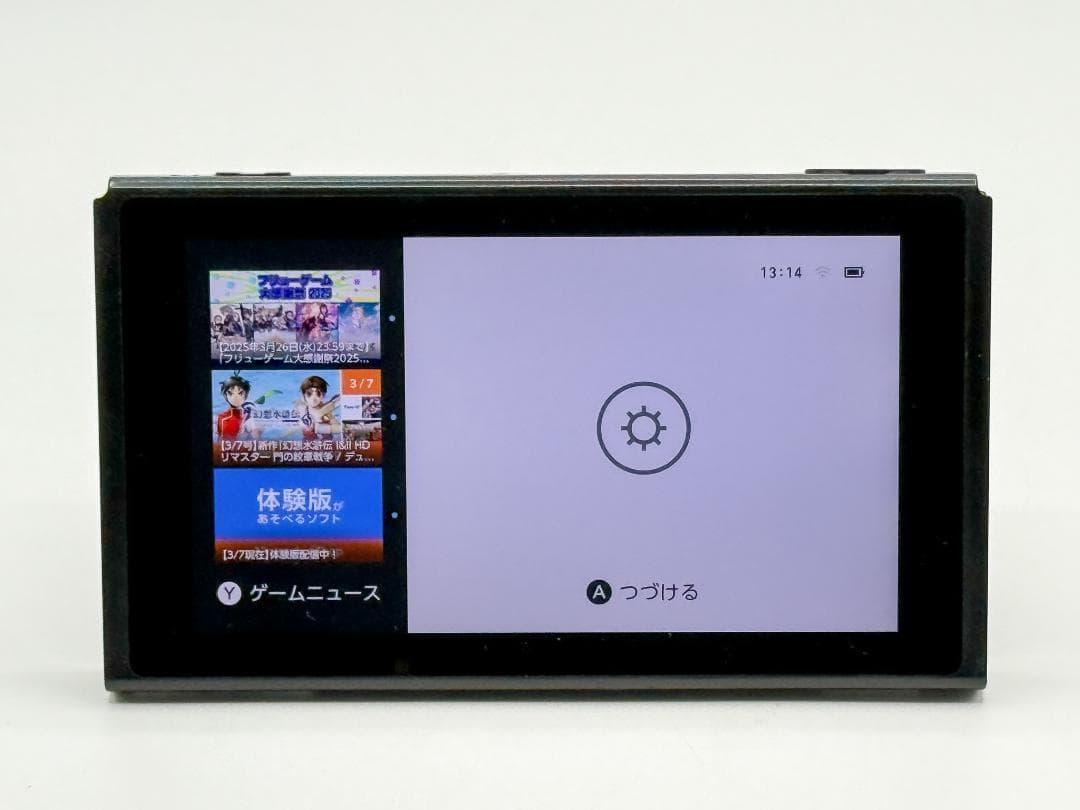 【ジャンク品】Nintendo Switch 本体のみ カセット認識不可初期化済