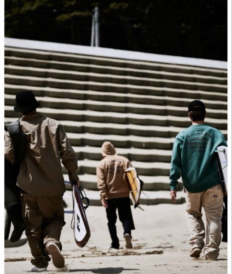 定価22000円セットアップ/ビラボンADIV ミリタリーシャツ➕カーゴパンツ