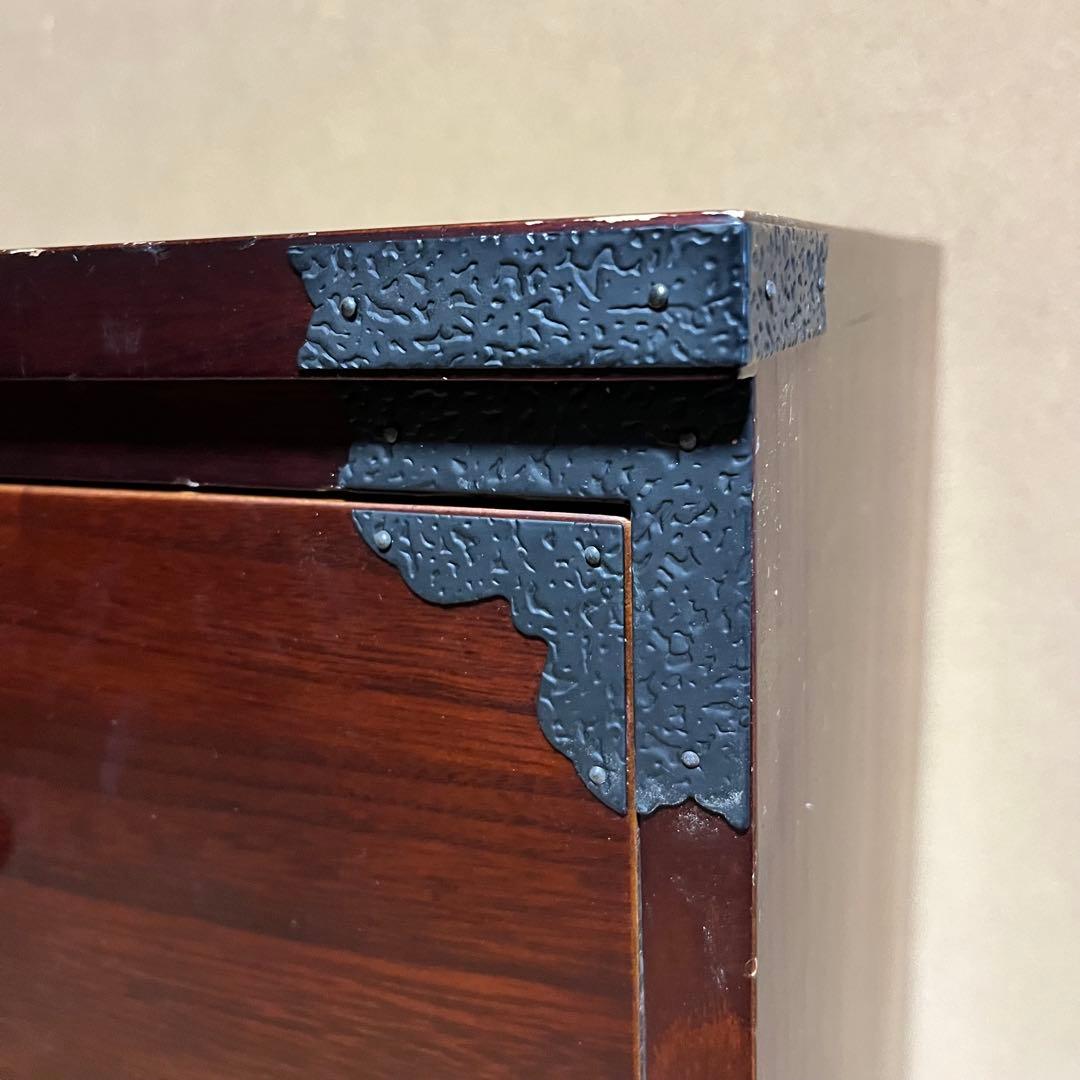 処分価格　設置費用込み　高級　民芸家具　４段　チェスト　アンティーク　和箪笥