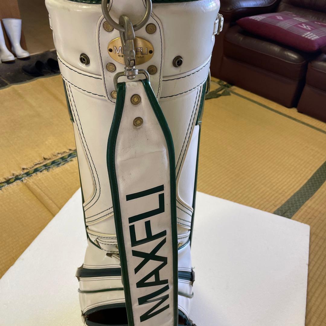 マックスフライキャディーバック古いけど以外と美品ディスプレイ