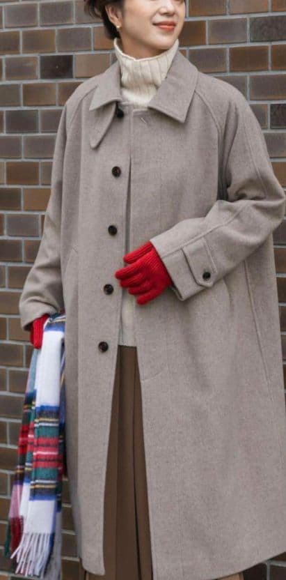 ウールバルマカーンコート　アーバンリサーチドアーズ　Sサイズ　ウール100