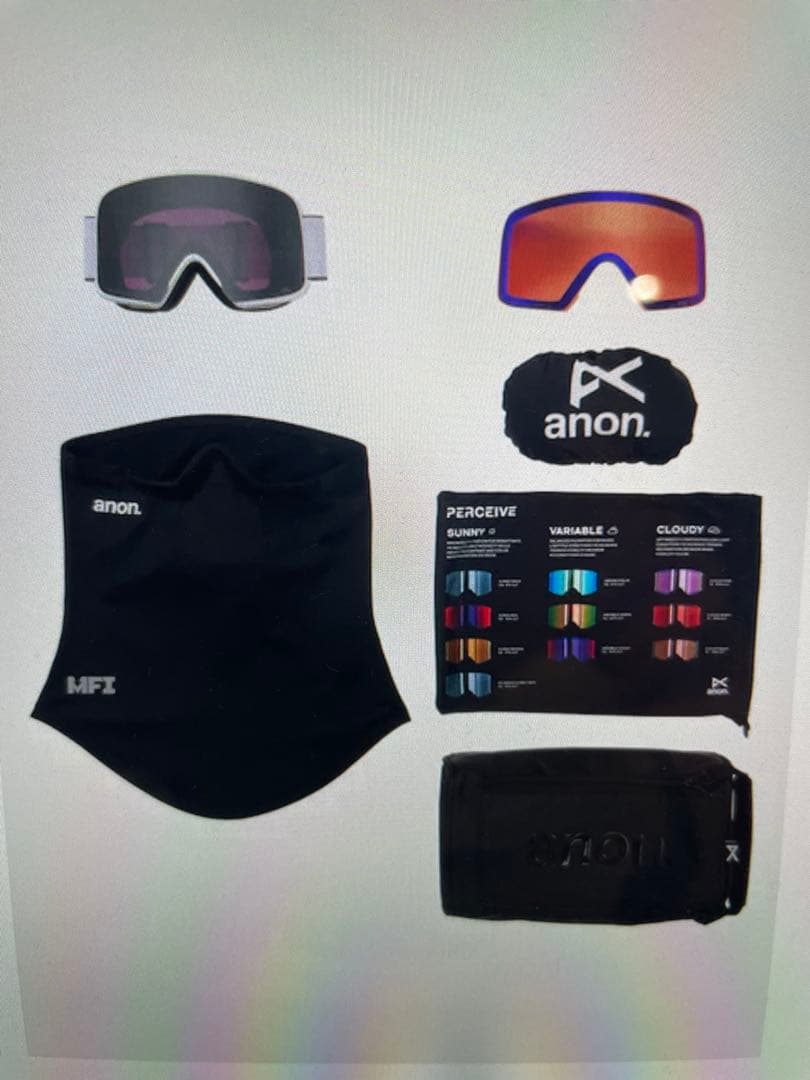 anon. 25-26 M6 WHITEゴーグル ローブリッジ