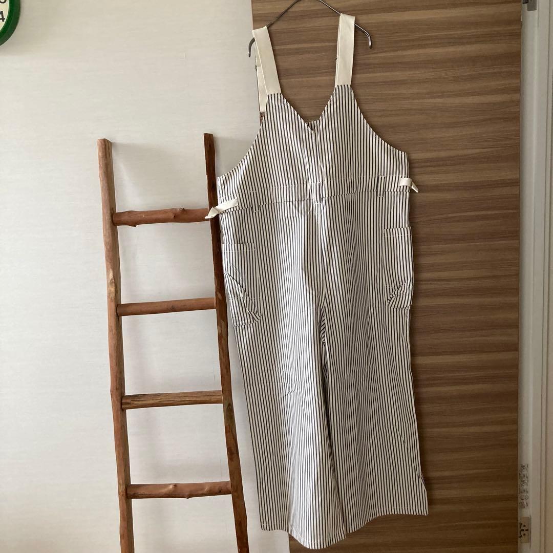 新品ニコアンドniko and…てぃらチノワークサロペット L メイクスタッフ