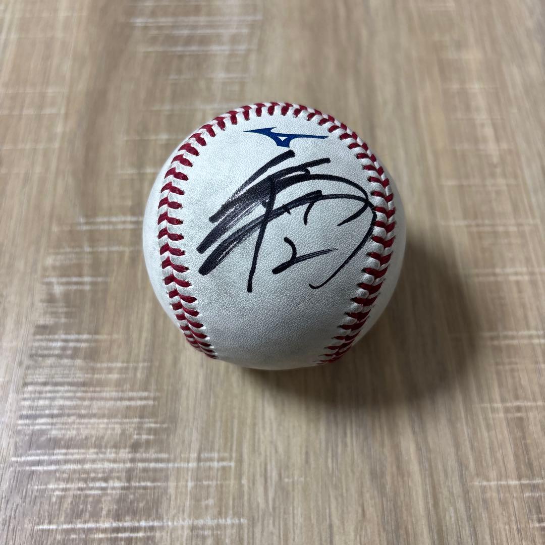 横浜DeNAベイスターズ　牧秀悟　直筆サインボール　NPB公式球　統一球