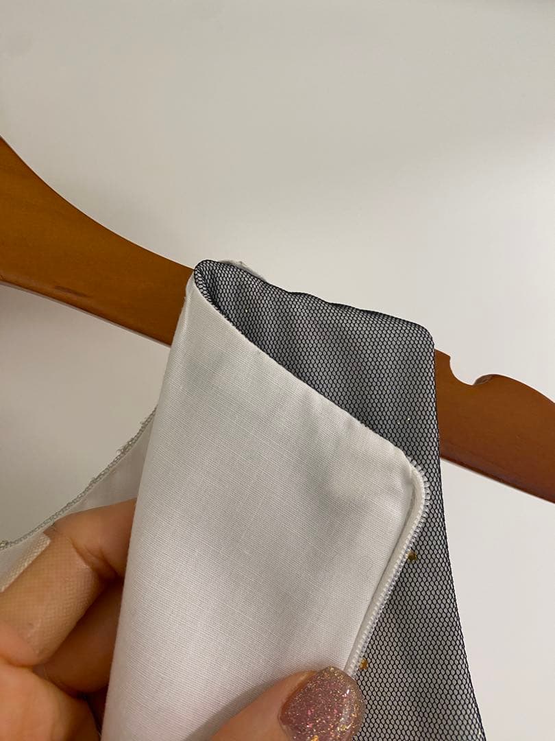 DRESCCO グラデーショングレービジューストーンロングドレス 125