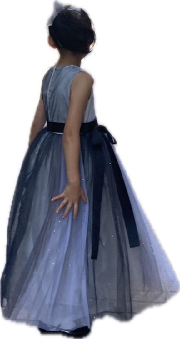 DRESCCO グラデーショングレービジューストーンロングドレス 125