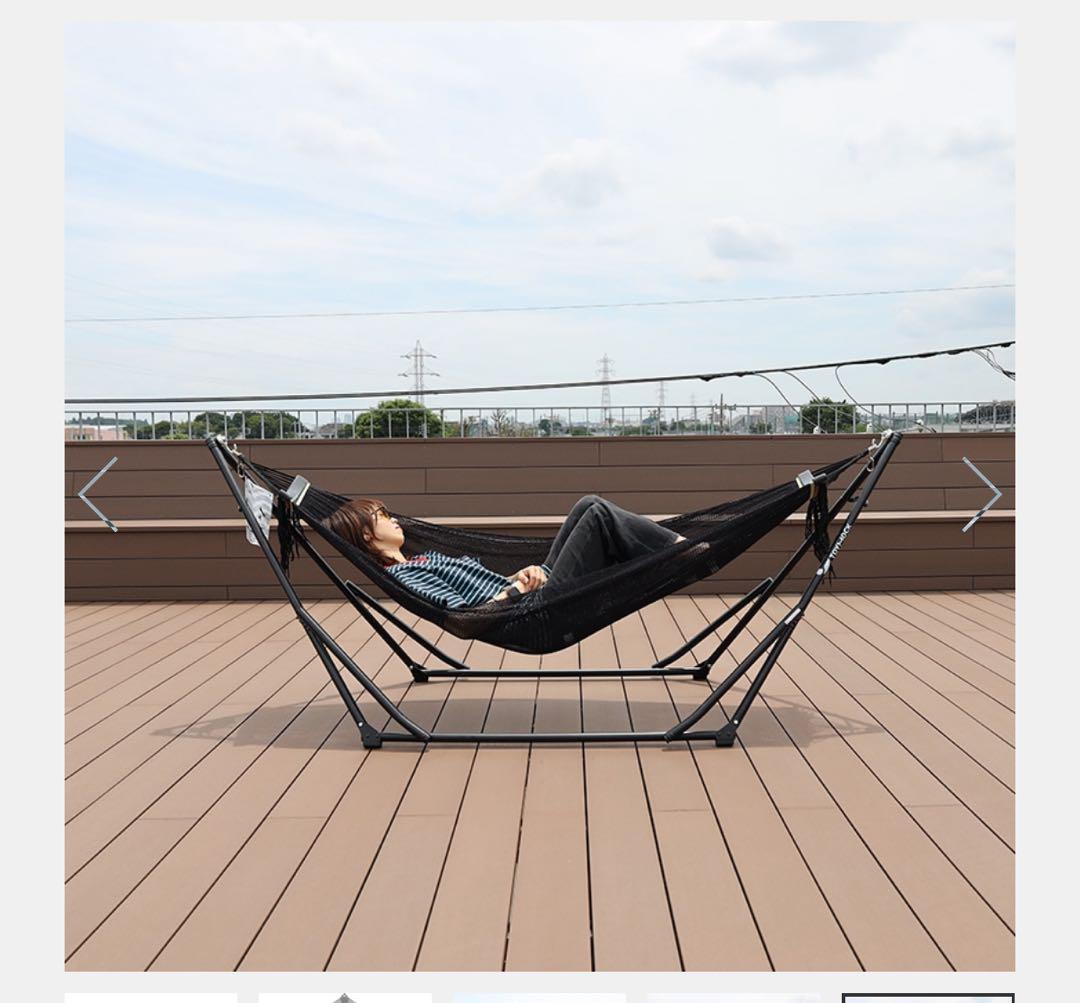 PADRON ブラック ハンモックスタンド付き