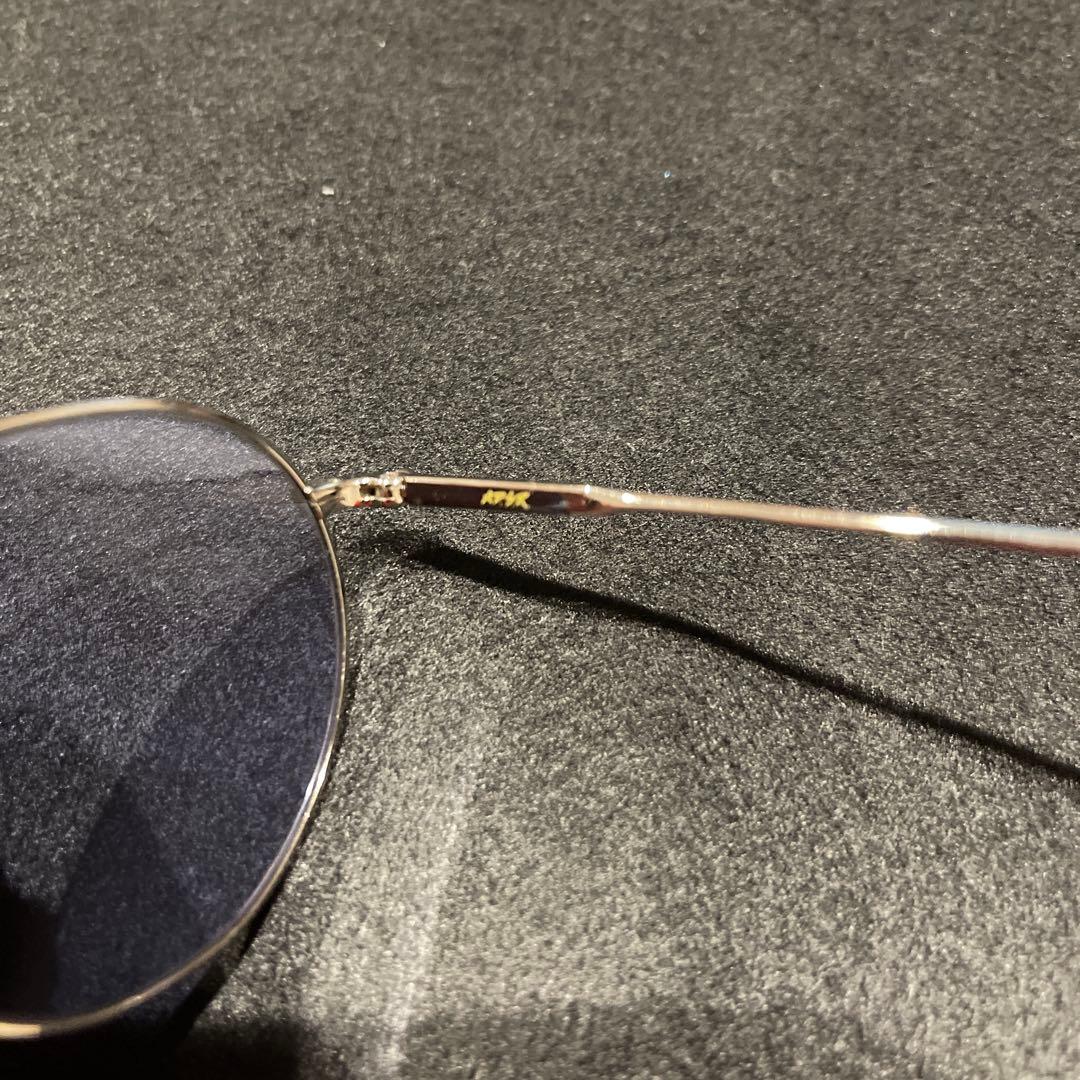 ADSR メタルラウンドサングラス ブルー