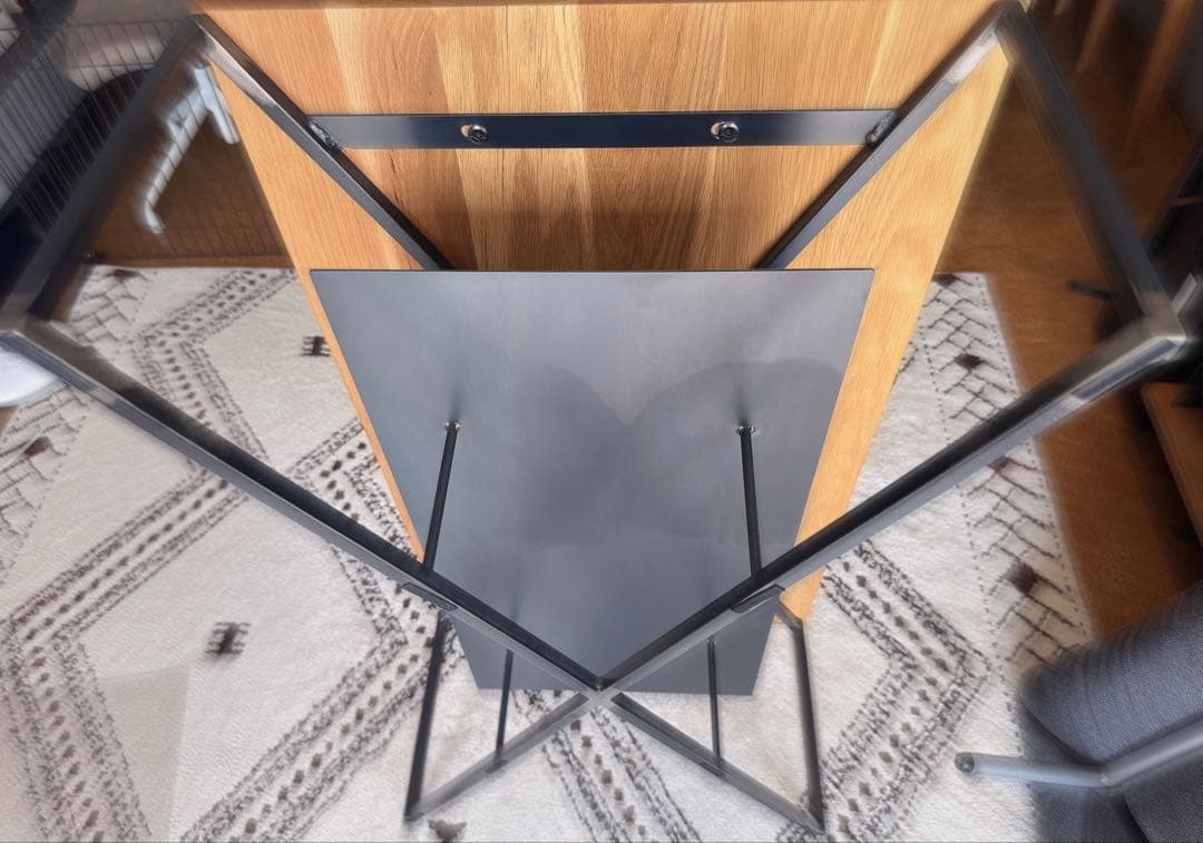 至急！超美品　杉山製作所　クロテツ　リビングテーブル　アイアン　カールハンセン