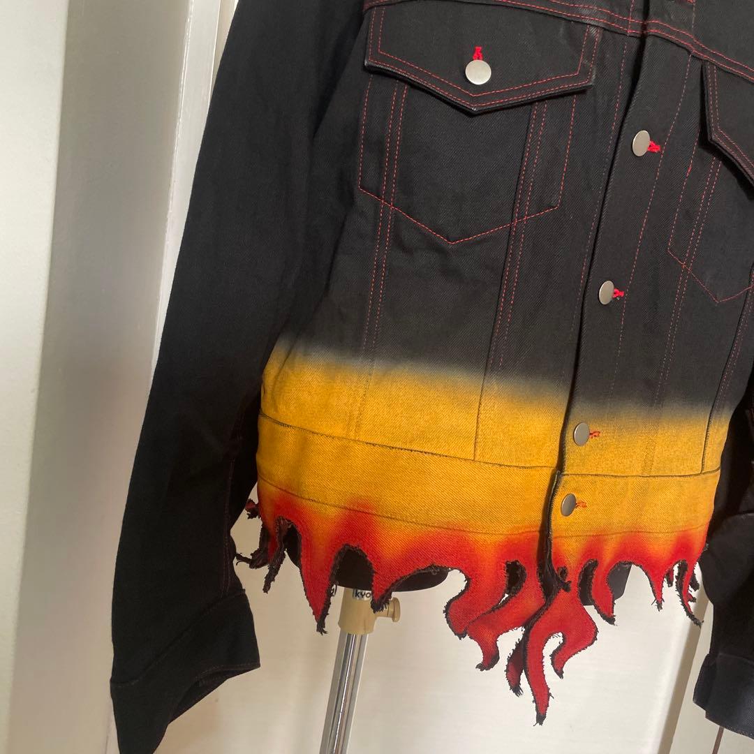 希少　テンダーパーソン【あのちゃん着用】フレイムヘムジャケット　Gジャン　デニム