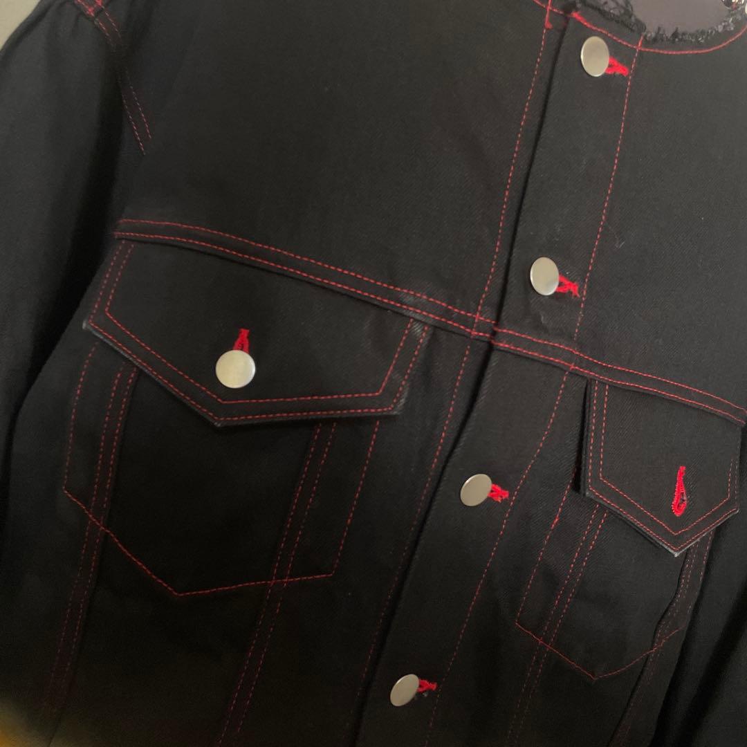 希少　テンダーパーソン【あのちゃん着用】フレイムヘムジャケット　Gジャン　デニム