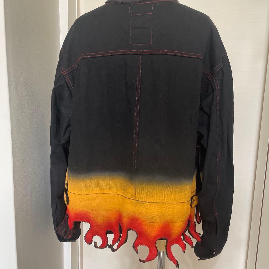 希少　テンダーパーソン【あのちゃん着用】フレイムヘムジャケット　Gジャン　デニム