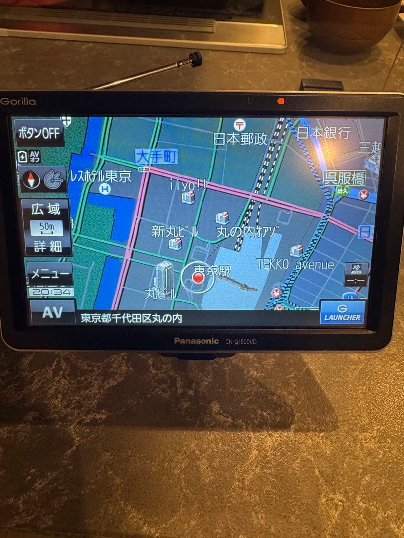 Panasonic CN-G1500VD カーナビ 吸盤ホルダー付き