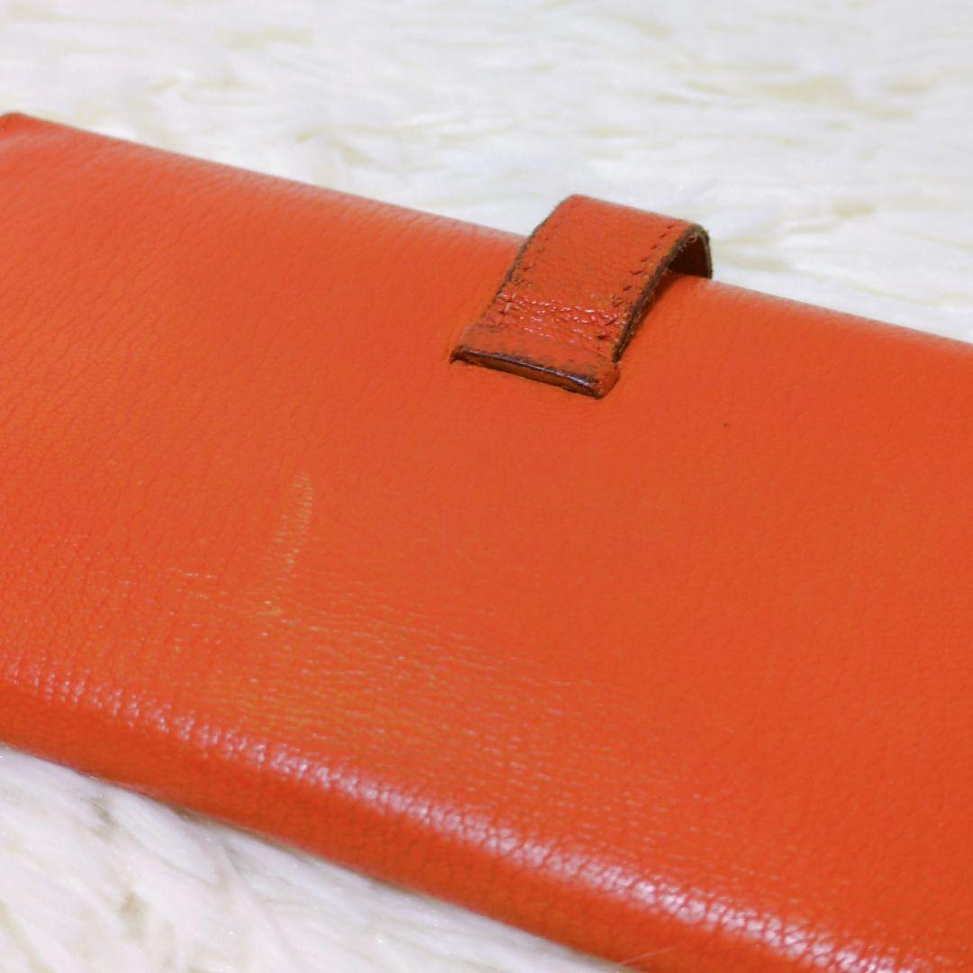 HERMES エルメス ベアン 長財布 三つ折り デュプリ ヴォーエプソン