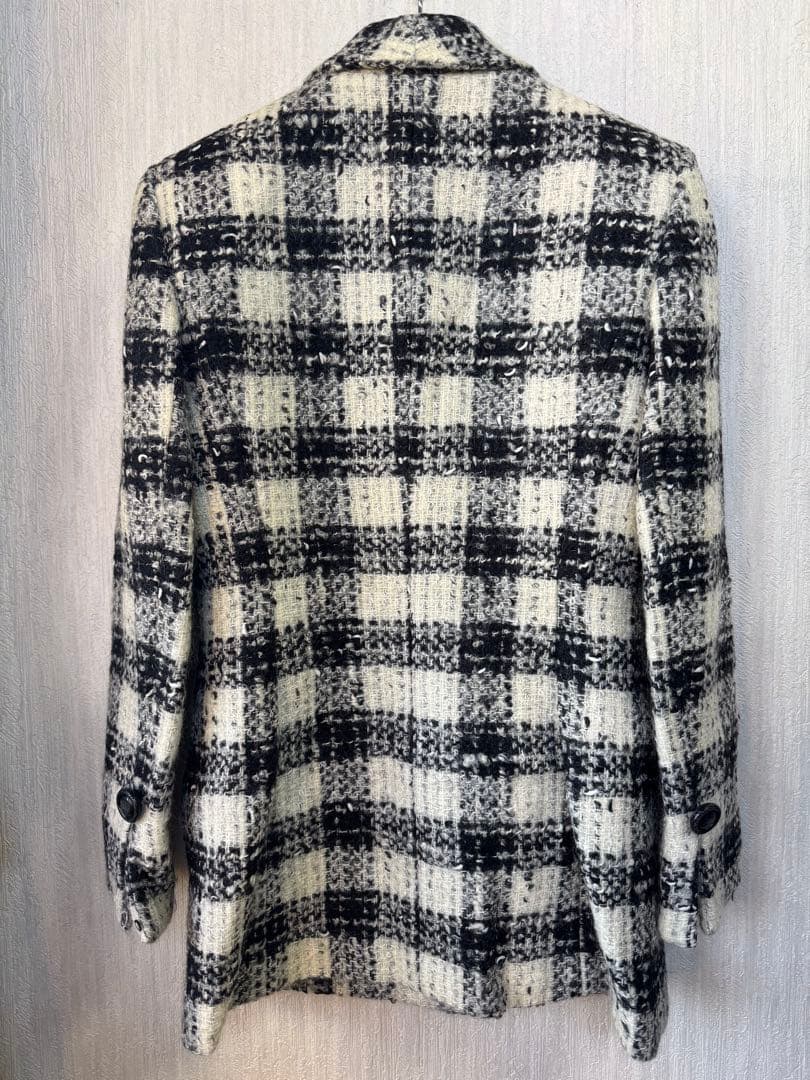 80〜90s ビンテージChristian Dior チェック柄 ツイードJK