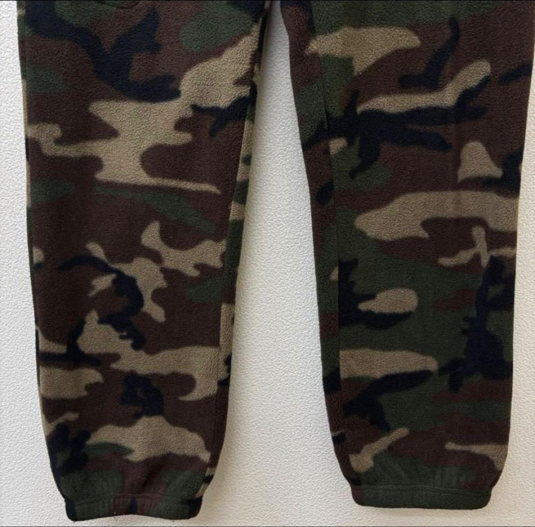 美品シュプリーム 22AW 迷彩柄 ポーラテック フリース パンツ