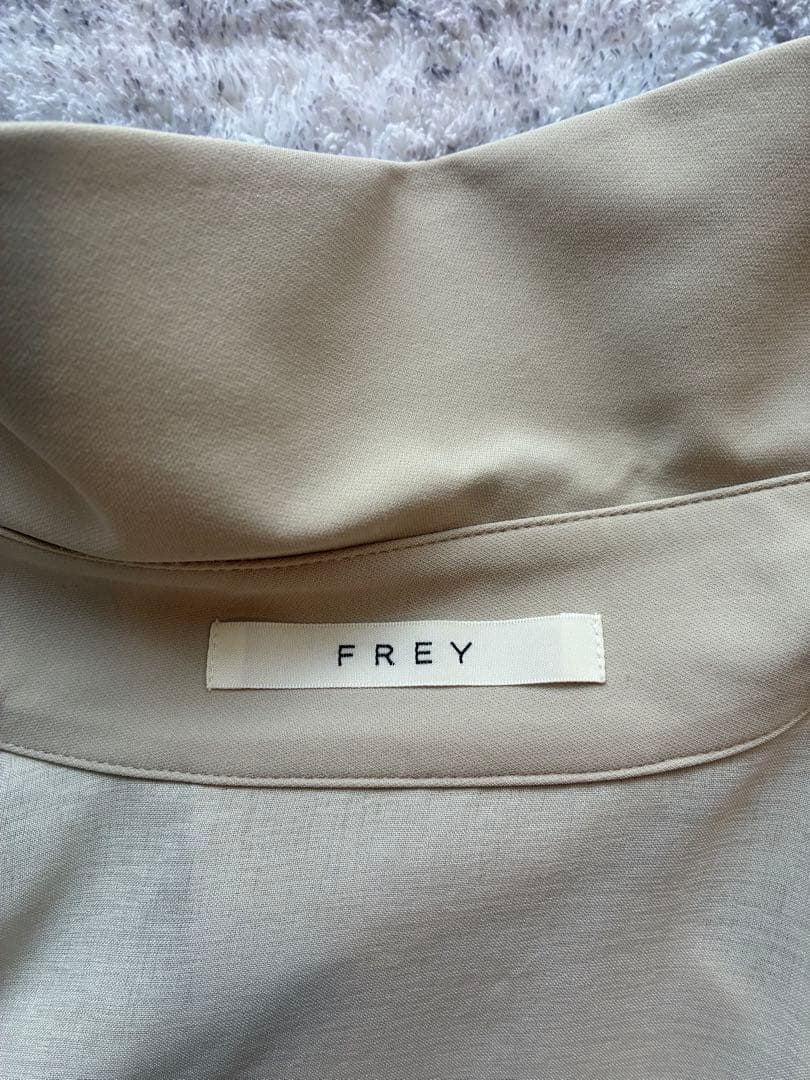 ジャケット・アウター FREY JERSEY LIKE COAT/Beige