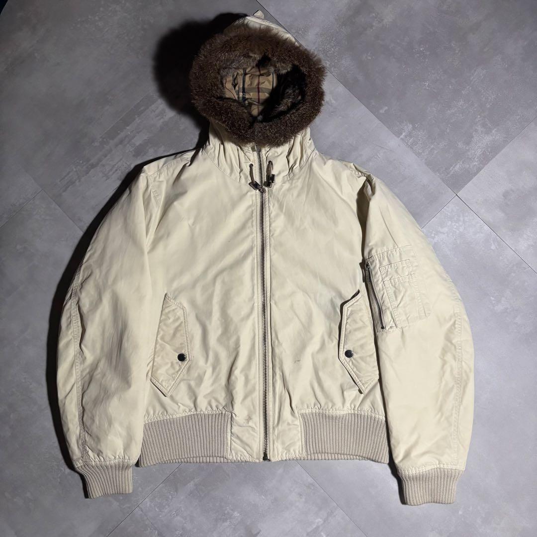BURBERRY LONDON バーバリー　フライトジャケット　n2b ベージュ