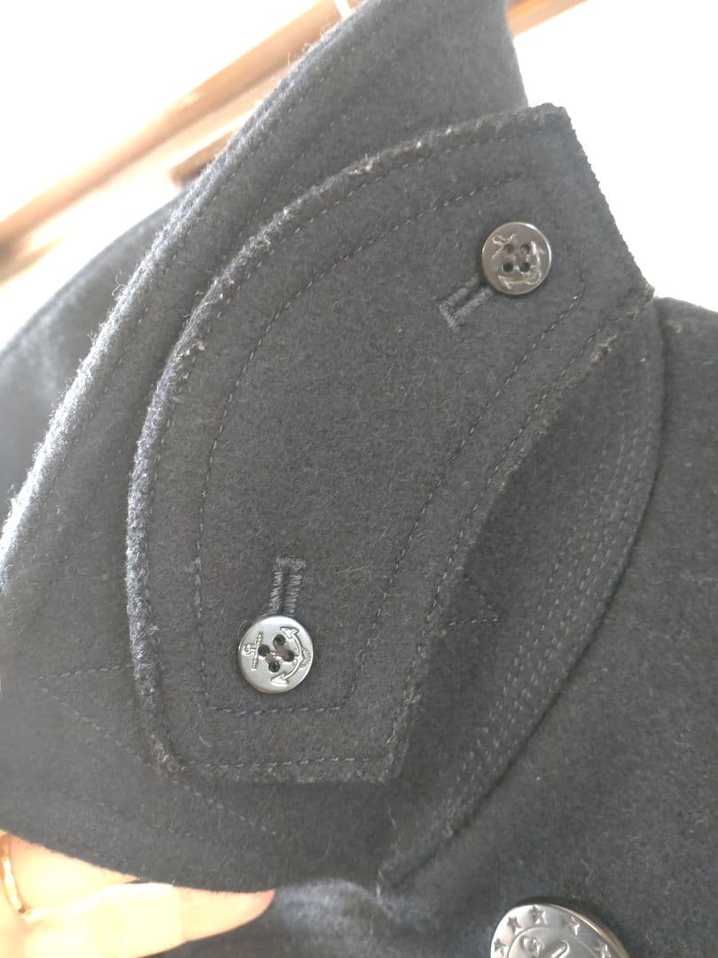 新春値下げ・BEAMSピーコート/38　ネイビーfennica