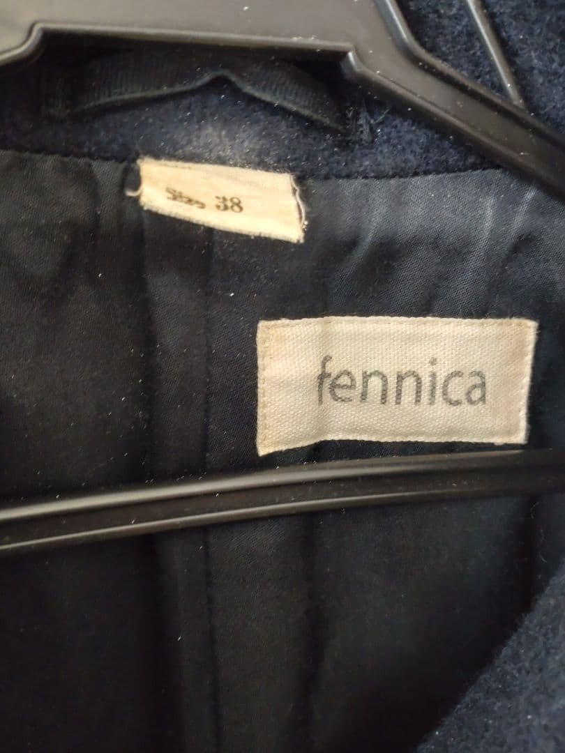 新春値下げ・BEAMSピーコート/38　ネイビーfennica