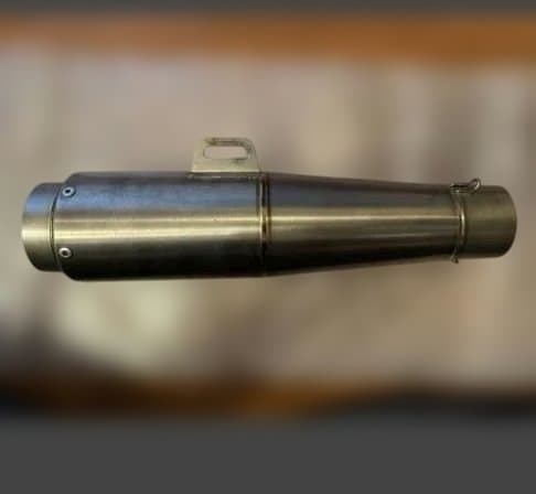 ナイトロレーシング マフラー 美品コニカルチタンV1 サイレンサー