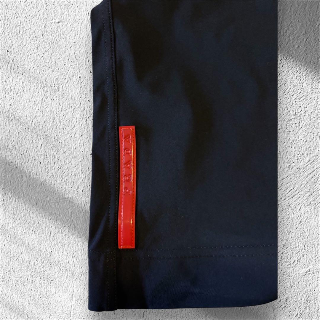 PRADA sport フレアナイロンパンツ 黒 ストレッチ　値下げ