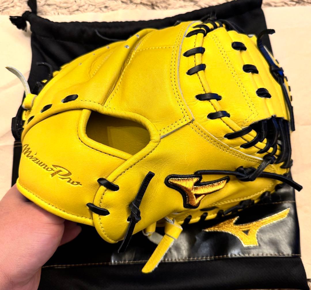 ミズノプロ　硬式キャッチャーミット　SAKEBI 號 Ｎライム　超美品　入手困難