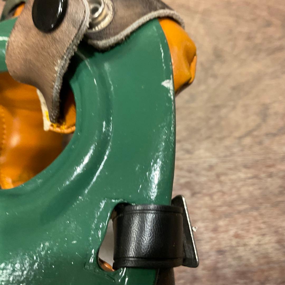 未使用保管品！昭和レトロ キャッチャーマスク 金属製 野球 審判 硬式 軟式