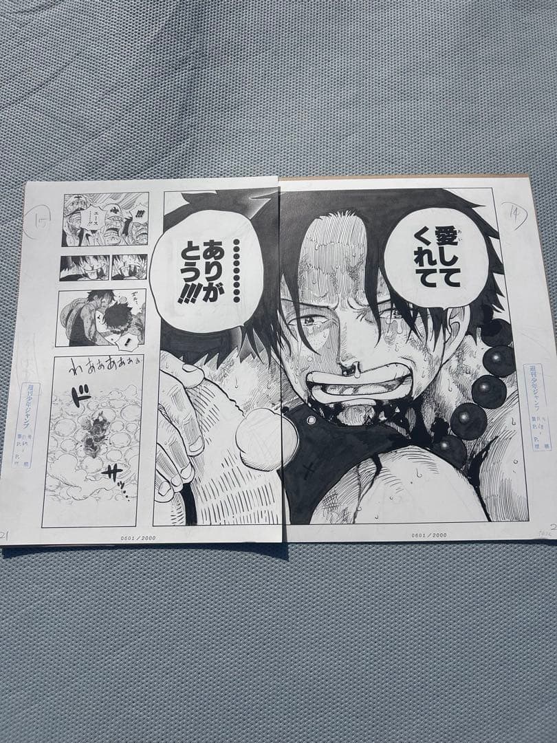 ワンピース　2億冊突破記念キャンペーン　ビブルの秘宝② 名シーン複製原稿