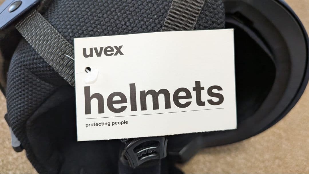 【新品未使用】UVEX スキースノーボードヘルメット Mサイズ ネイビーマット