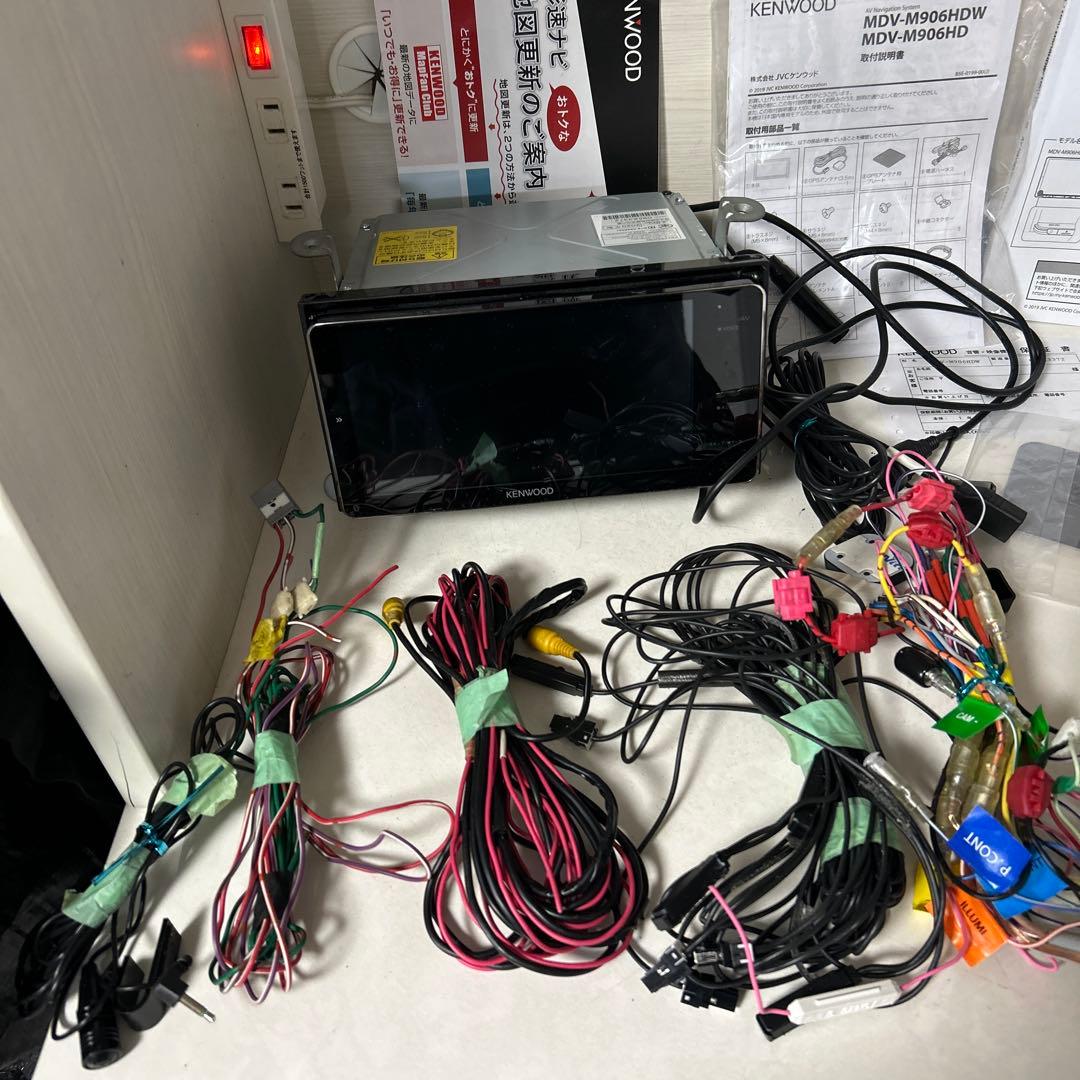 KENWOOD MDV-M906HDW ケンウッド 彩速ナビ TV／BT対応