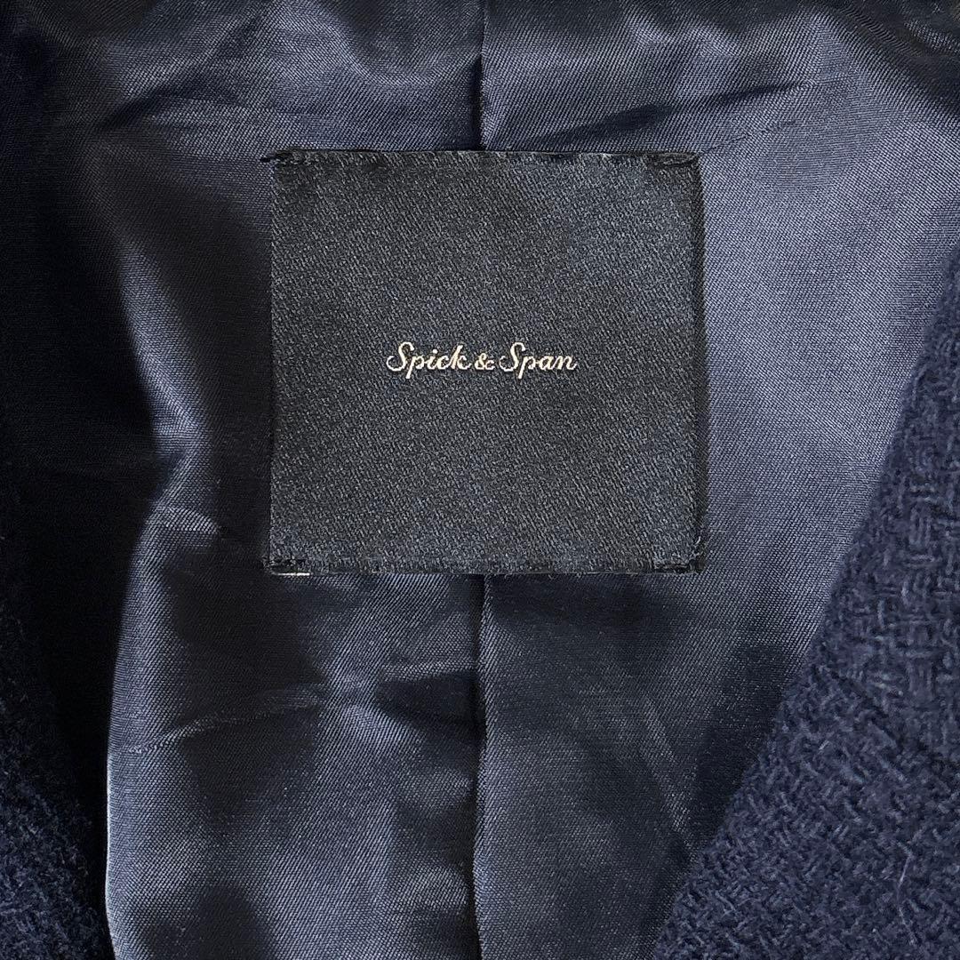 未使用級ꕥスピックアンドスパン 完売 ファンシーツイードダブルブレストジャケット