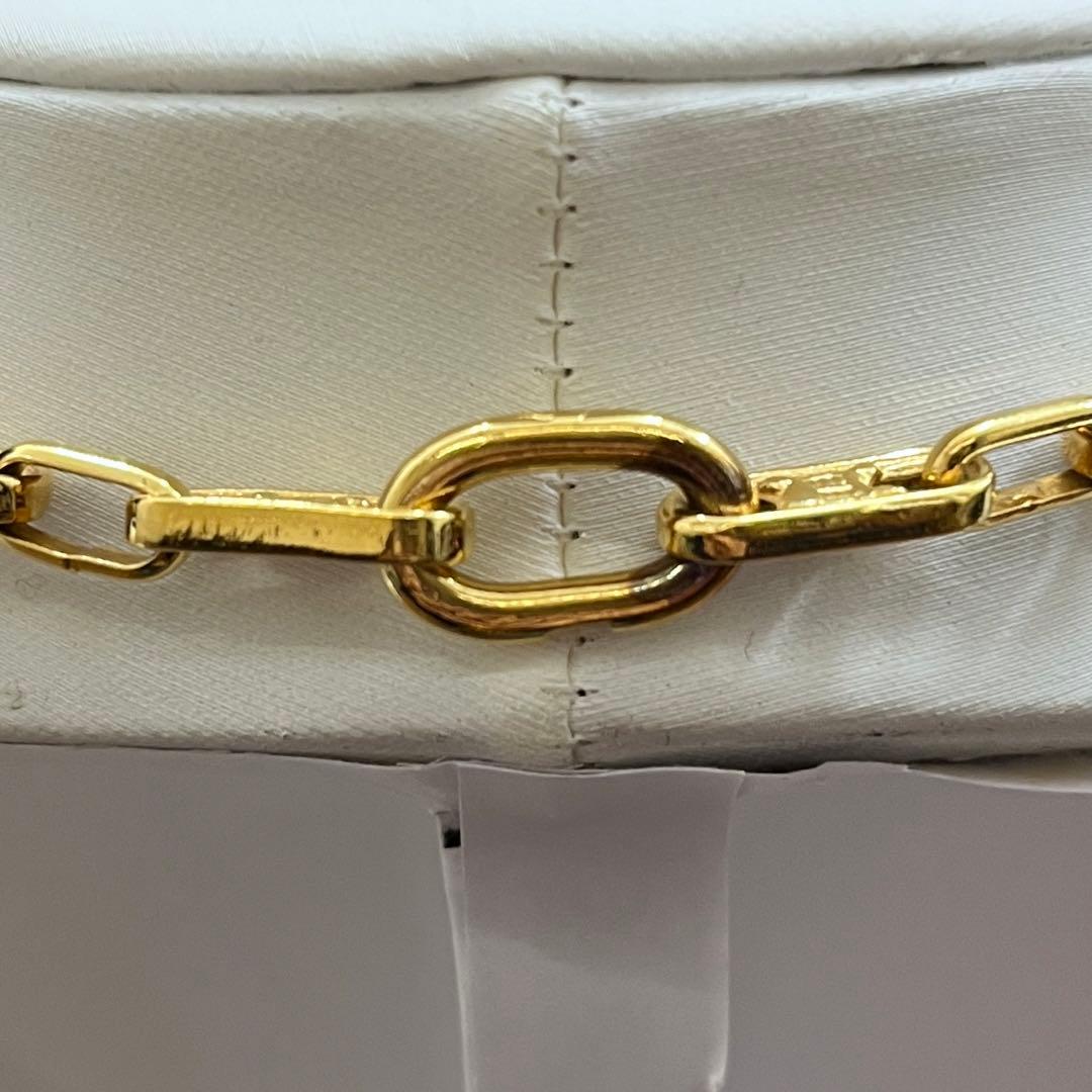 CELINE セリーヌ マカダムトリオンフ チェーンネックレス ゴールド