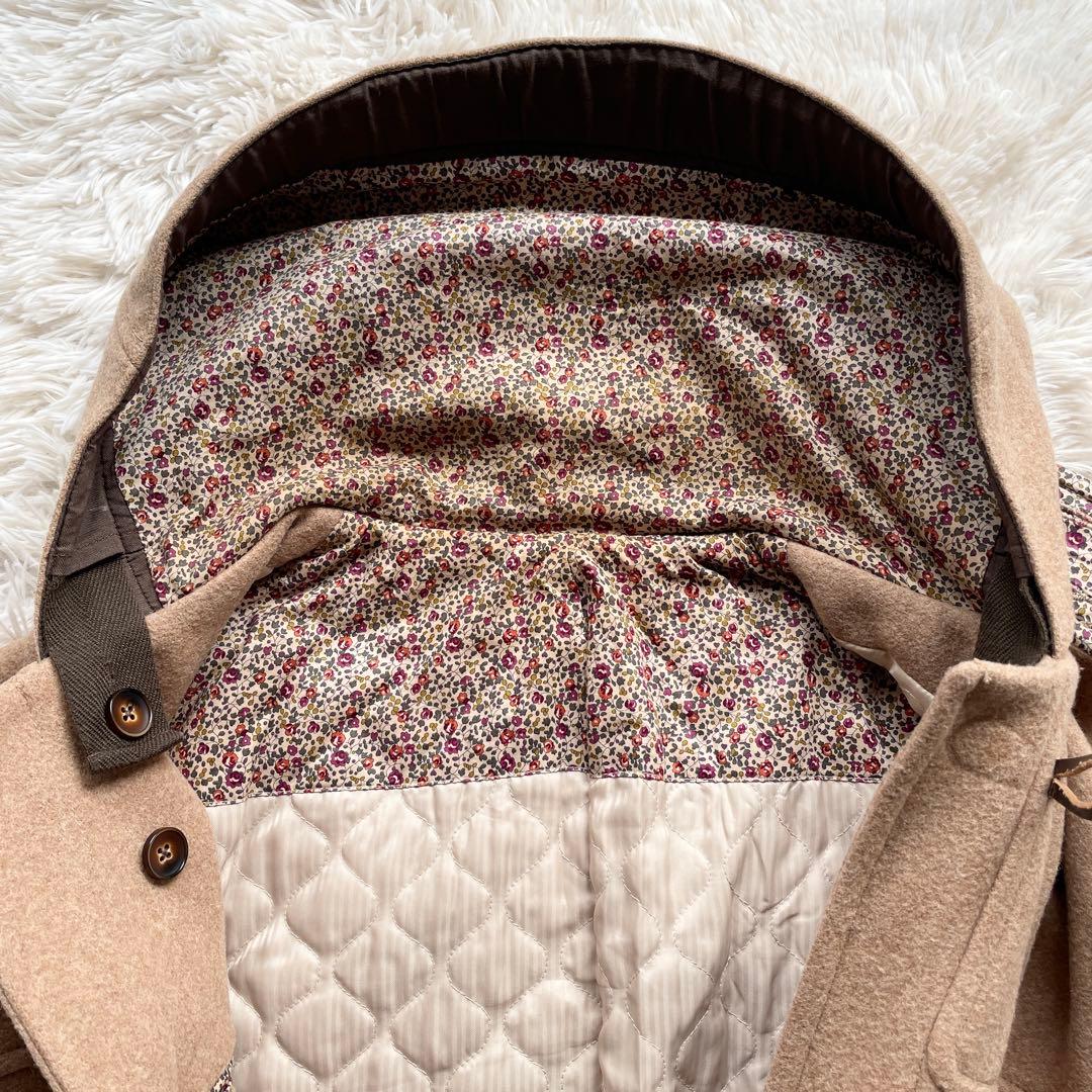 希少 XLサイズ フレッドペリー ダッフルコート キルティング 中綿 キャメル