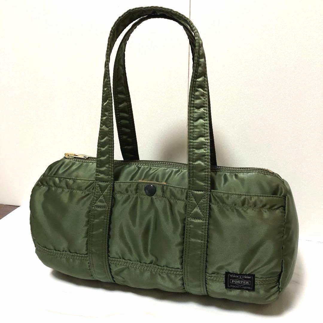 超美品✨希少 ポータータンカー ダッフルミニボストンバッグL セージ 吉田カバン