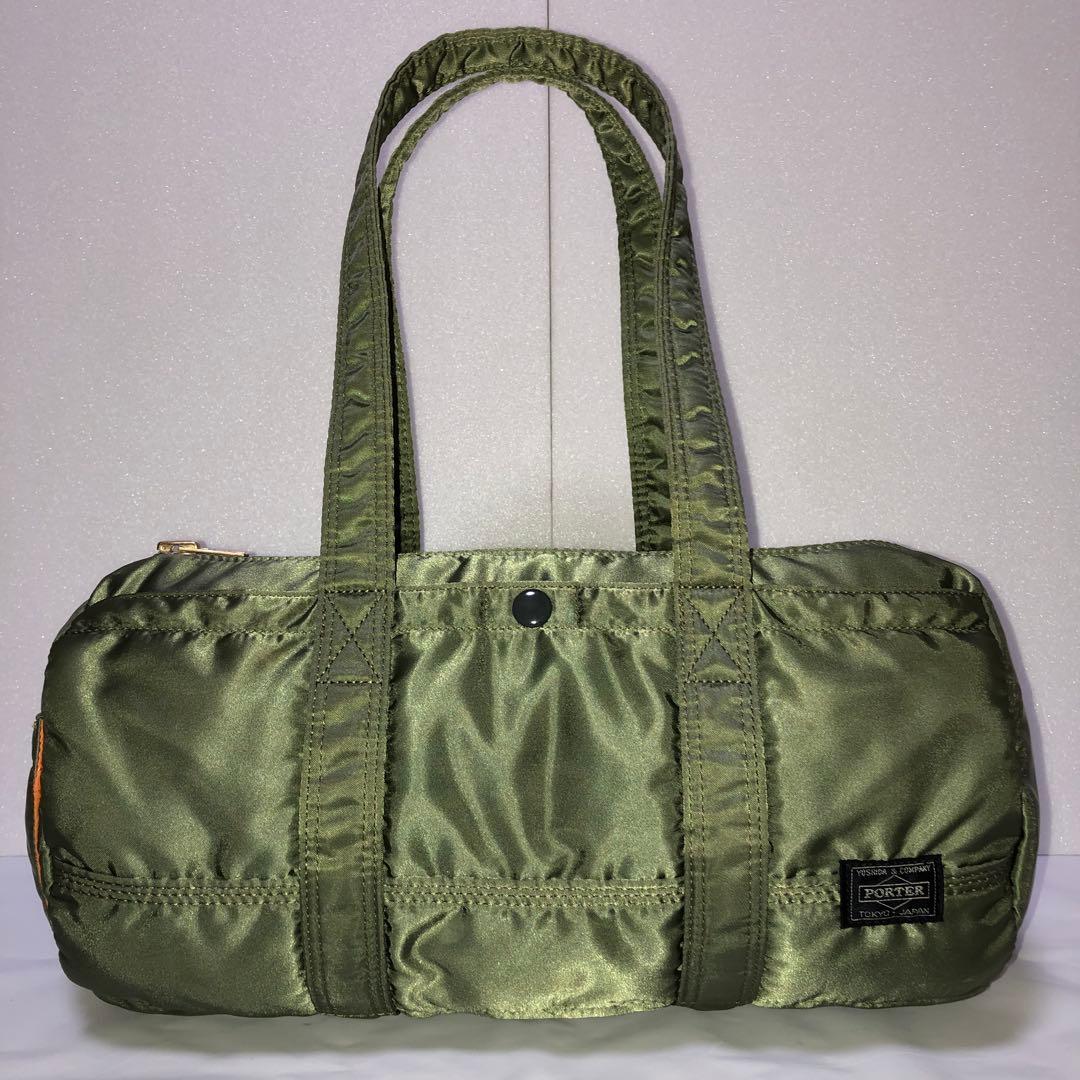 超美品✨希少 ポータータンカー ダッフルミニボストンバッグL セージ 吉田カバン