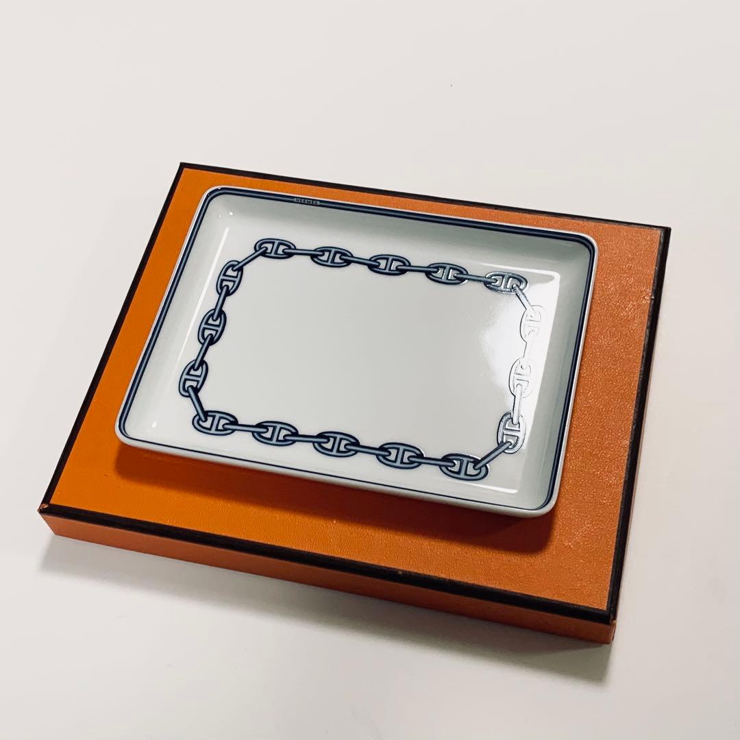 〈新品〉HERMES エルメス シェーヌ・ダンクル スクエアプレート