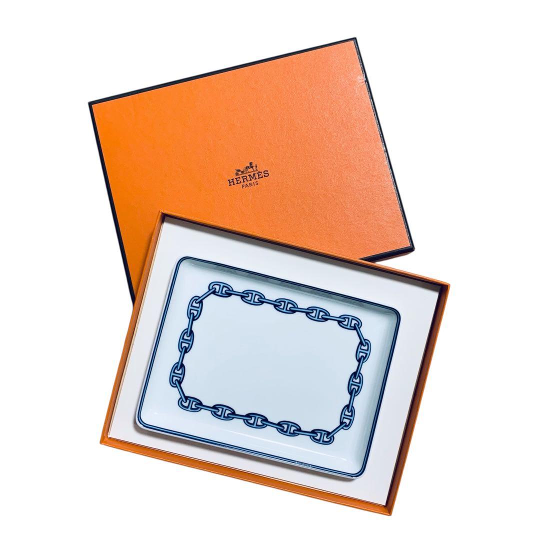 〈新品〉HERMES エルメス シェーヌ・ダンクル スクエアプレート