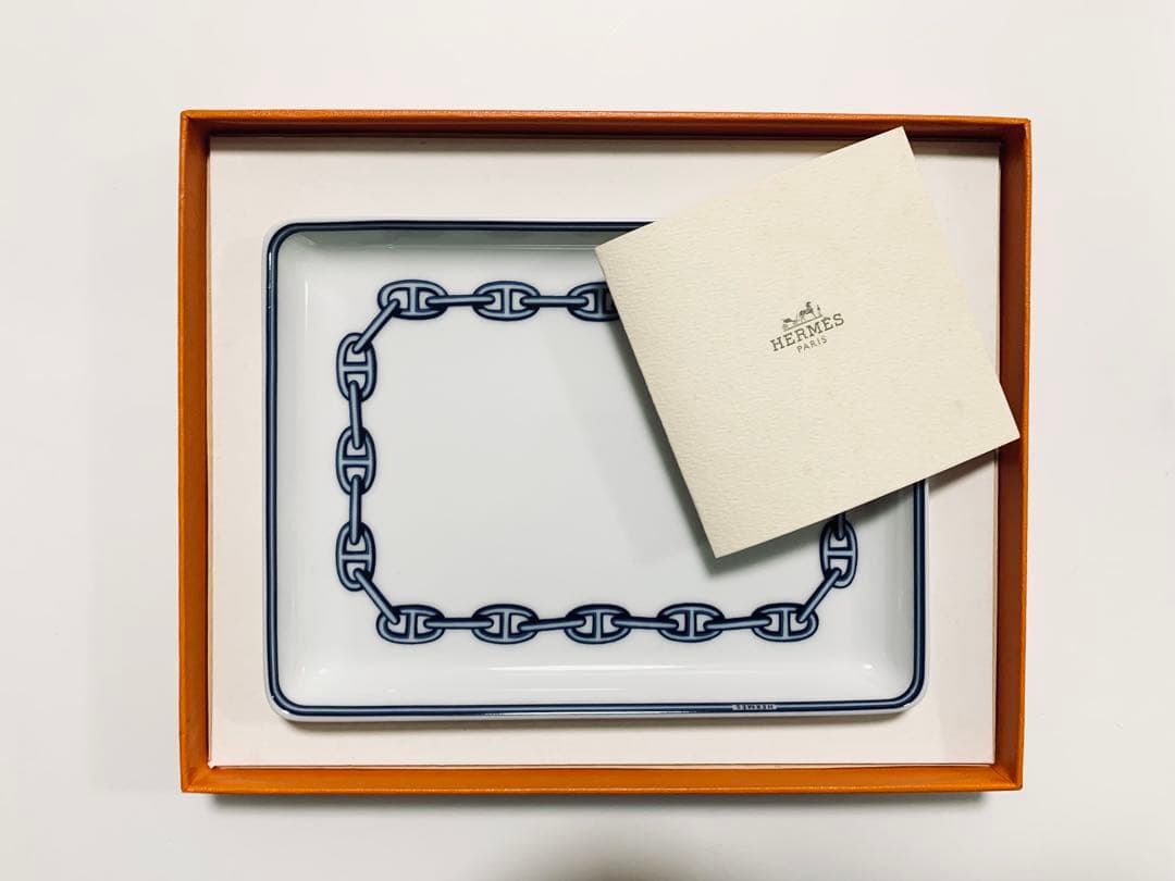 〈新品〉HERMES エルメス シェーヌ・ダンクル スクエアプレート