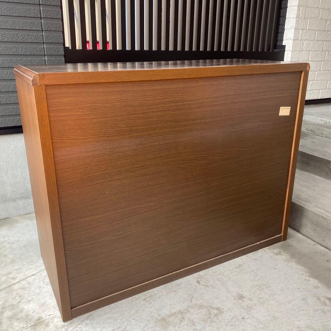 自宅保管品 マルヨシ民芸家具 5段チェスト サイドボード 西洋 アンティーク