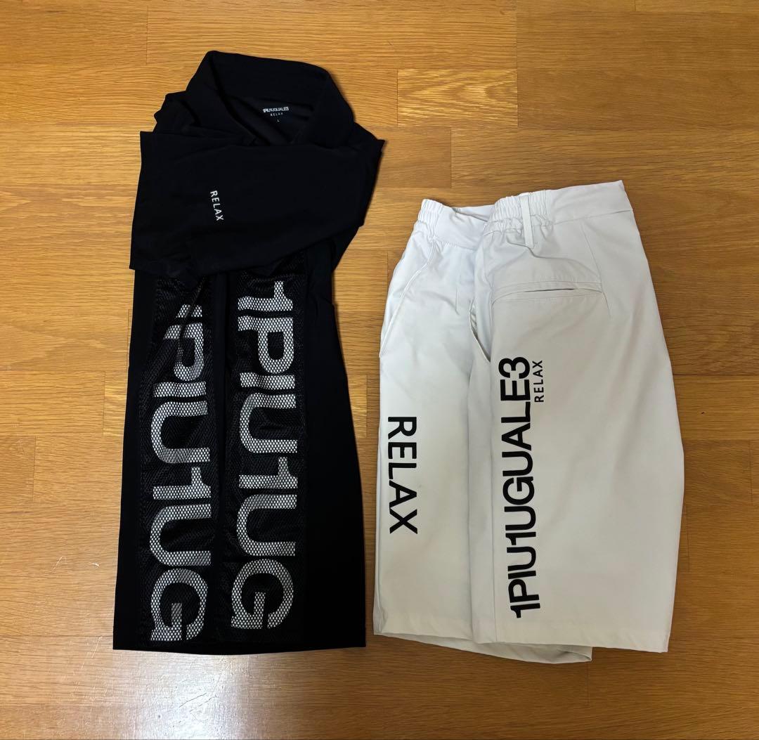 ウノピゥウノウグァーレトレ リラックス ポロシャツとパンツ ２点 セットアップ